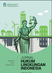 JURNAL HUKUM LINGKUNGAN INDONESIA VOL. 4 ISUUE 2, FEBRUARI 2018