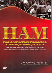 Image of HAM dalam Dimensi /Dinamika Yuridis, Sosial Politik dan Proses Penyusunan/Aplikasi Hukum Hak Asasi Manusia dalam Masyarakat